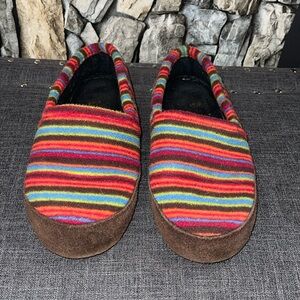 Aztec Striped, Southwestern‎ ACORN Women's  Lightweight Loafer Slipper 9.5-10.5